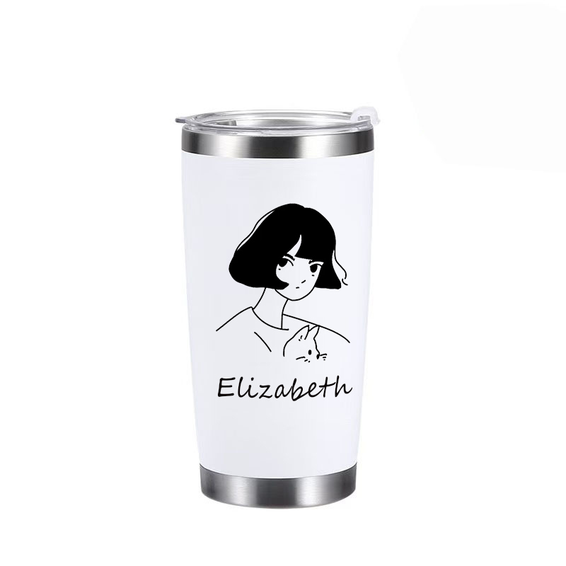Coffee Equipment With Name - Customize Personalized Coffee Cups, Stylish Stainless
