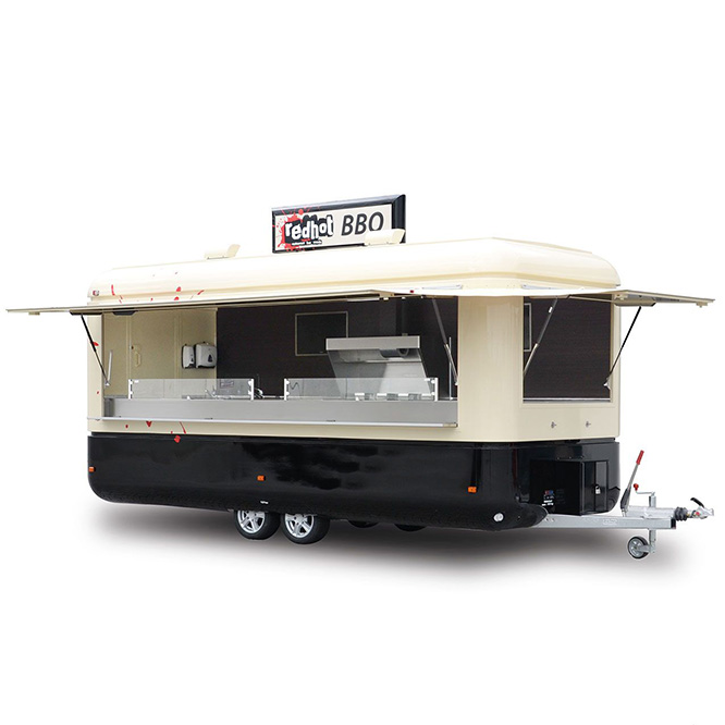 Coffee Equipment Manufacturers - BBQ Concession Trailer Fully Equipped Mobile