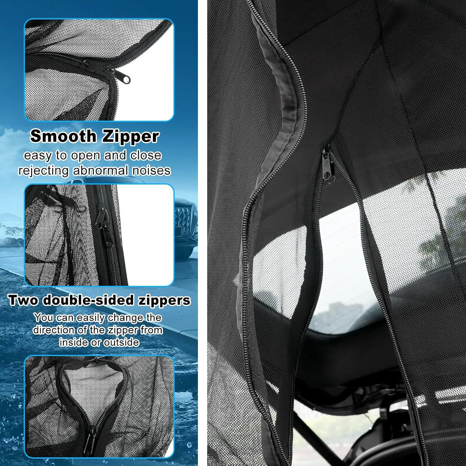 Magnetic SUV MPV Summer Mosqui - đánh giá và giá Puck Screen Mesh