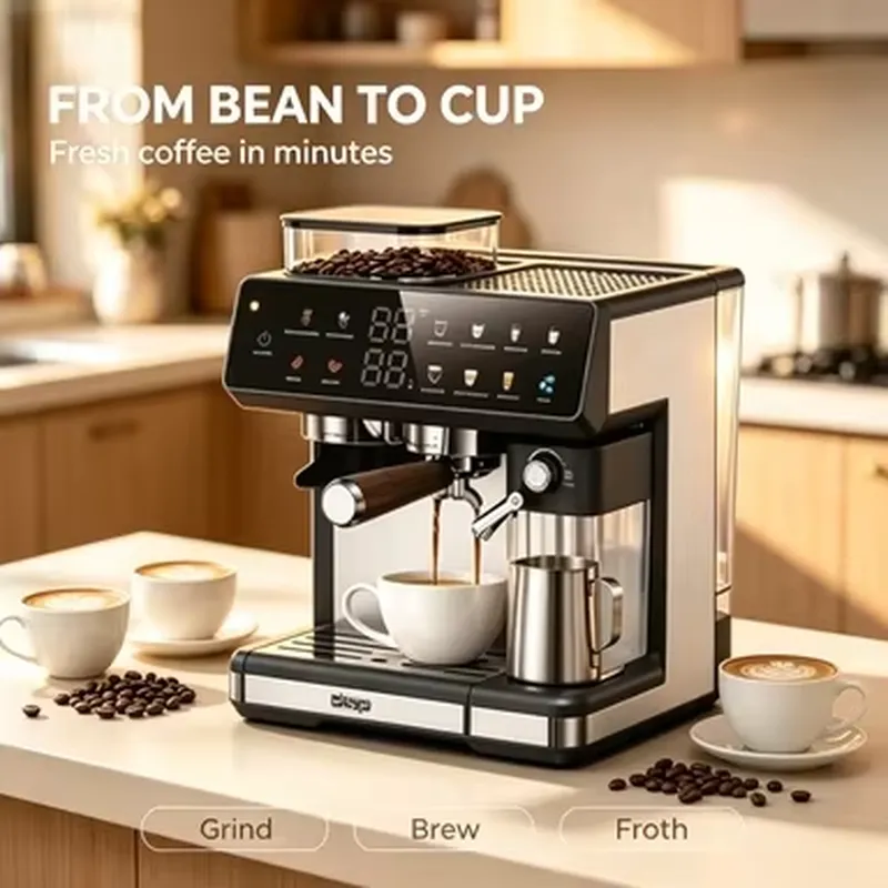 Lightweight Handheld Coffee Ma - đánh giá và giá Pressure Gauge Espresso