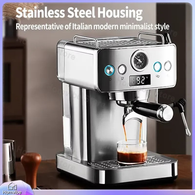 20 Bar Semi Automatic Espresso - đánh giá và giá Pressure Gauge Espresso