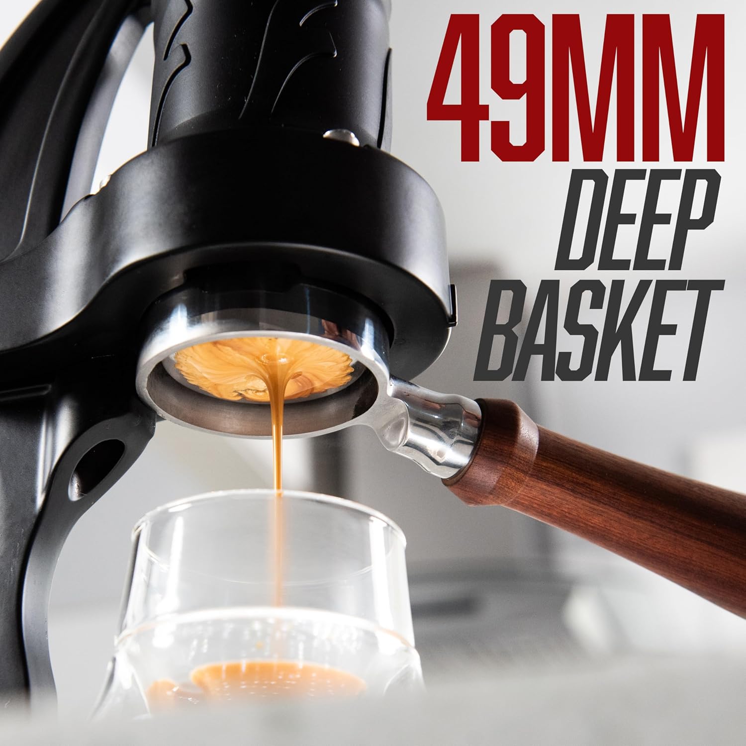Manual 49mm Lever Espresso Mak - đánh giá và giá Pressure Gauge Espresso