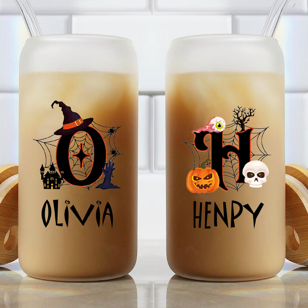Custom Halloween Name Glass Ca - đánh giá và giá Coffee Equipment With Name