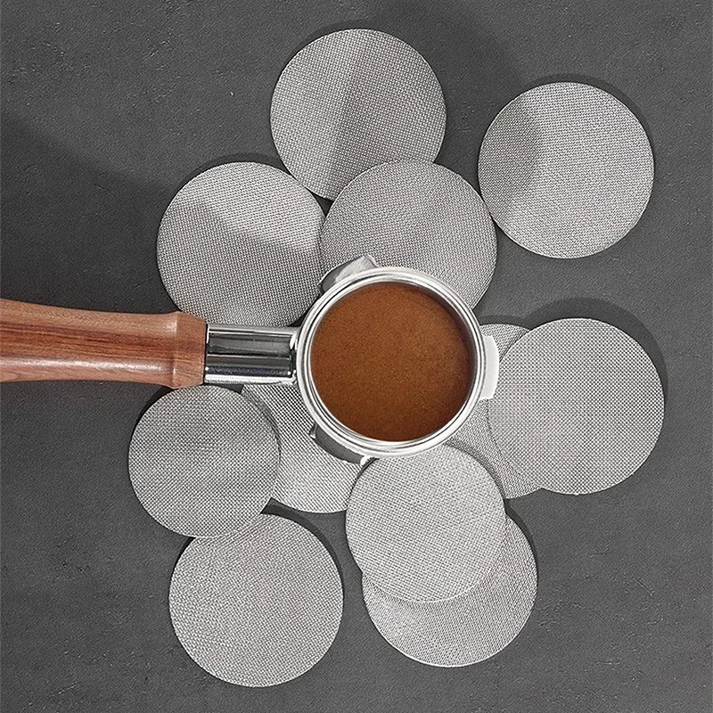 Reusable 51 53 58mm Coffee Puc - đánh giá và giá Puck Screen Mesh