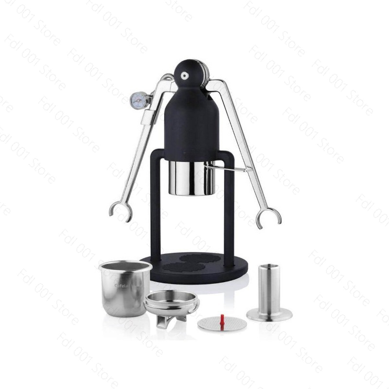 Hand Press Coffee Robot Unplug - đánh giá và giá Pressure Gauge Espresso