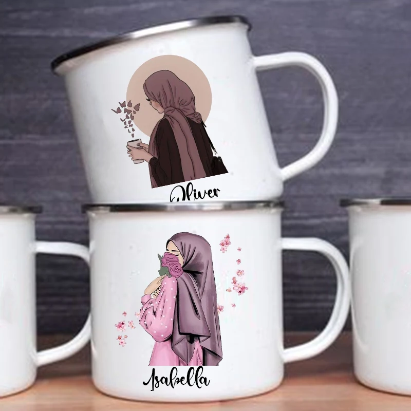 Personalised Hijabi Girl Print - đánh giá và giá Coffee Equipment With Name