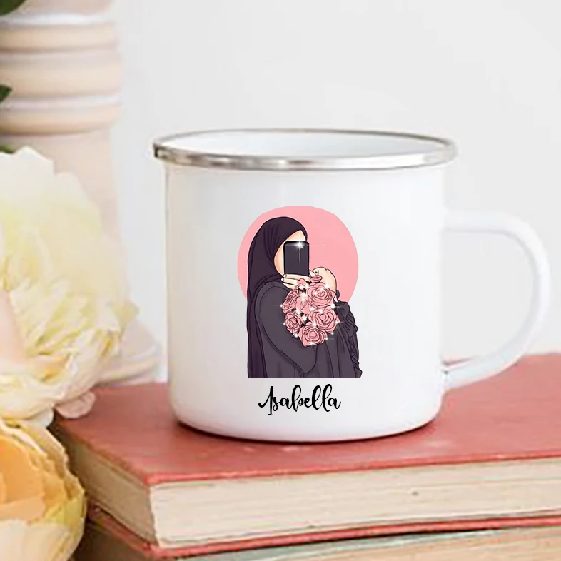 Personalised Hijabi Girl Print - đánh giá và giá Coffee Equipment With Name