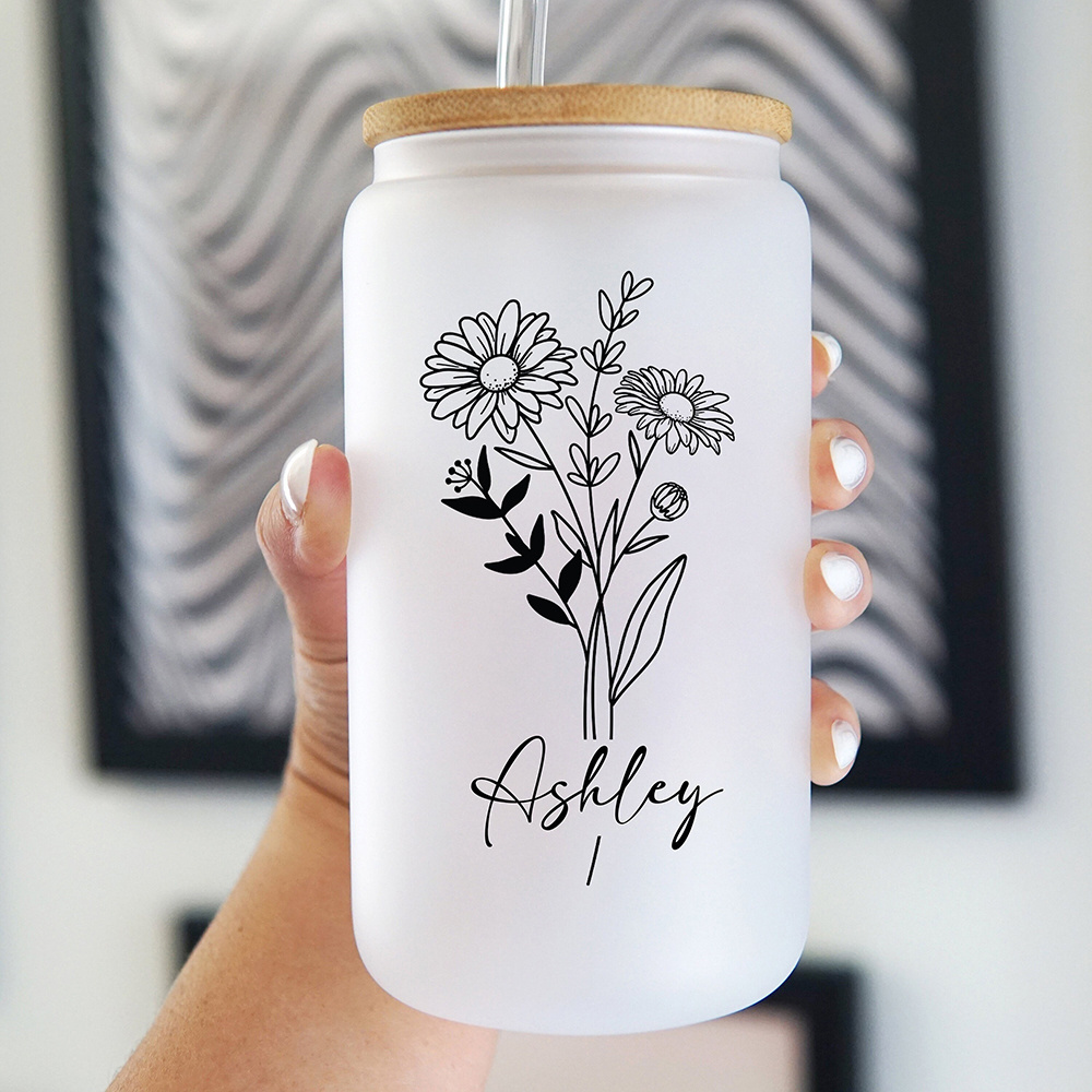 Customized Name Frosted Glass  - đánh giá và giá Coffee Equipment With Name