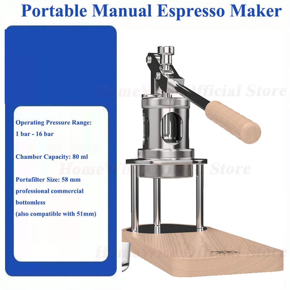 LXCHAN WS/WS1 Portable Manual  - đánh giá và giá Pressure Gauge Espresso