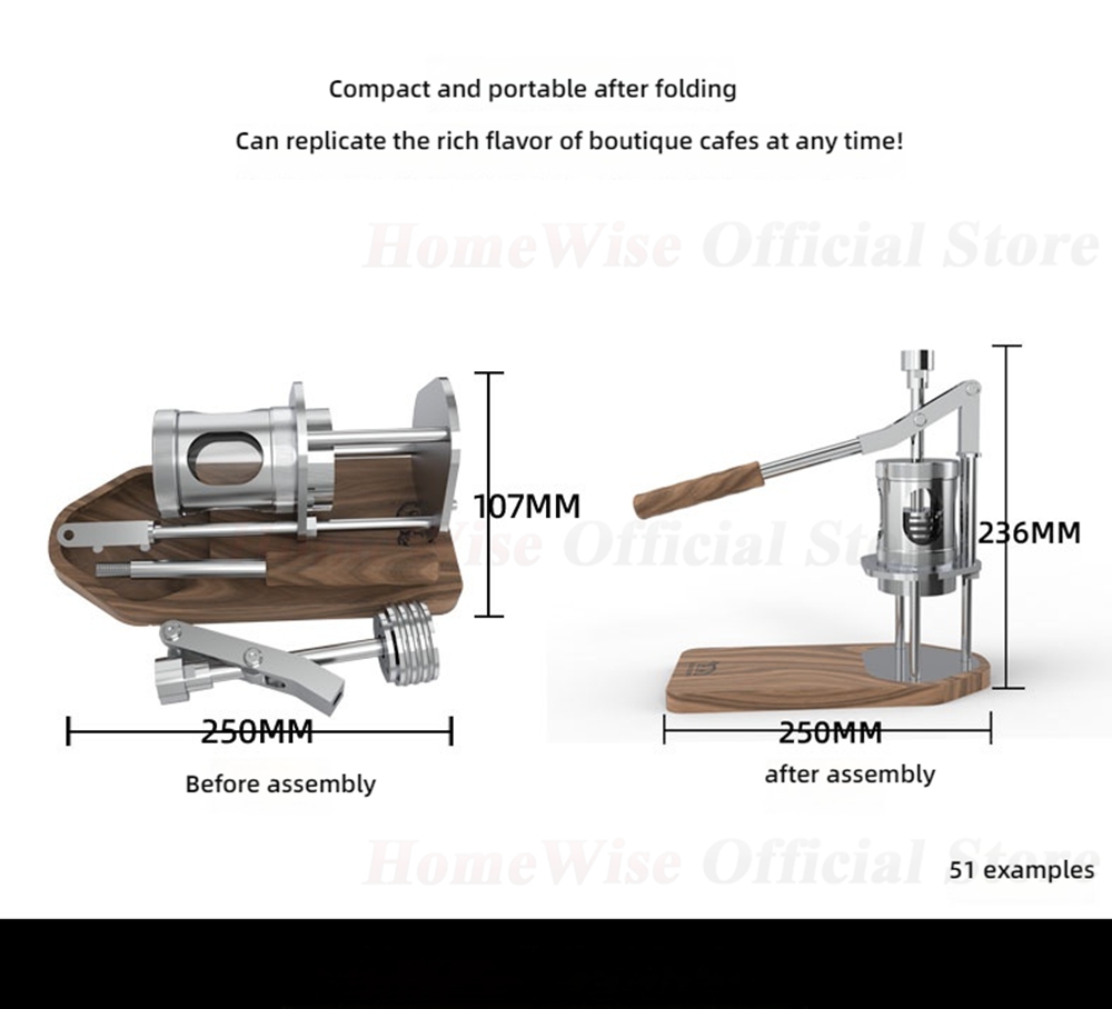 LXCHAN WS/WS1 Portable Manual  - đánh giá và giá Pressure Gauge Espresso