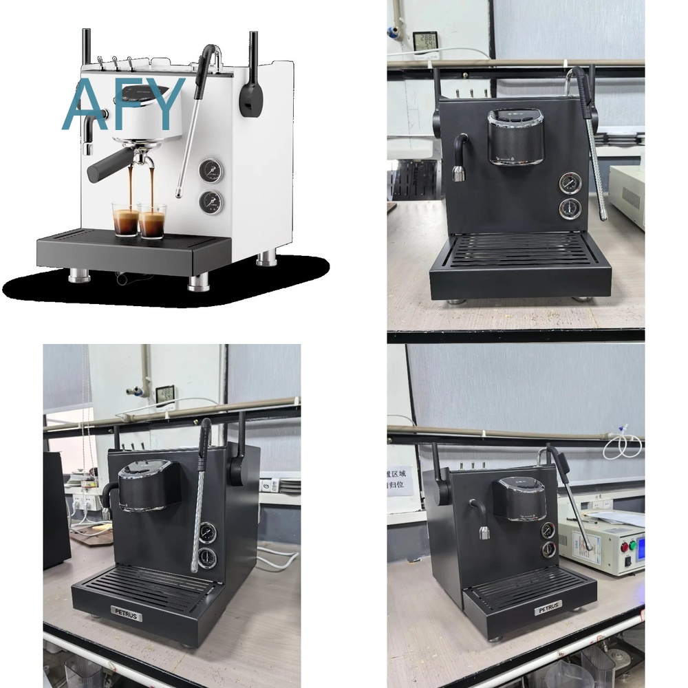 Semi-Automatic Espresso Machin - đánh giá và giá Pressure Gauge Espresso