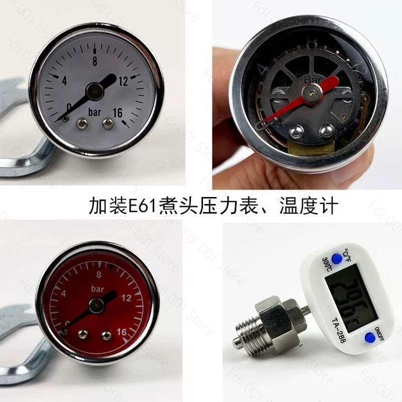 E61 Espresso Machine Upgrade K - đánh giá và giá Pressure Gauge Espresso