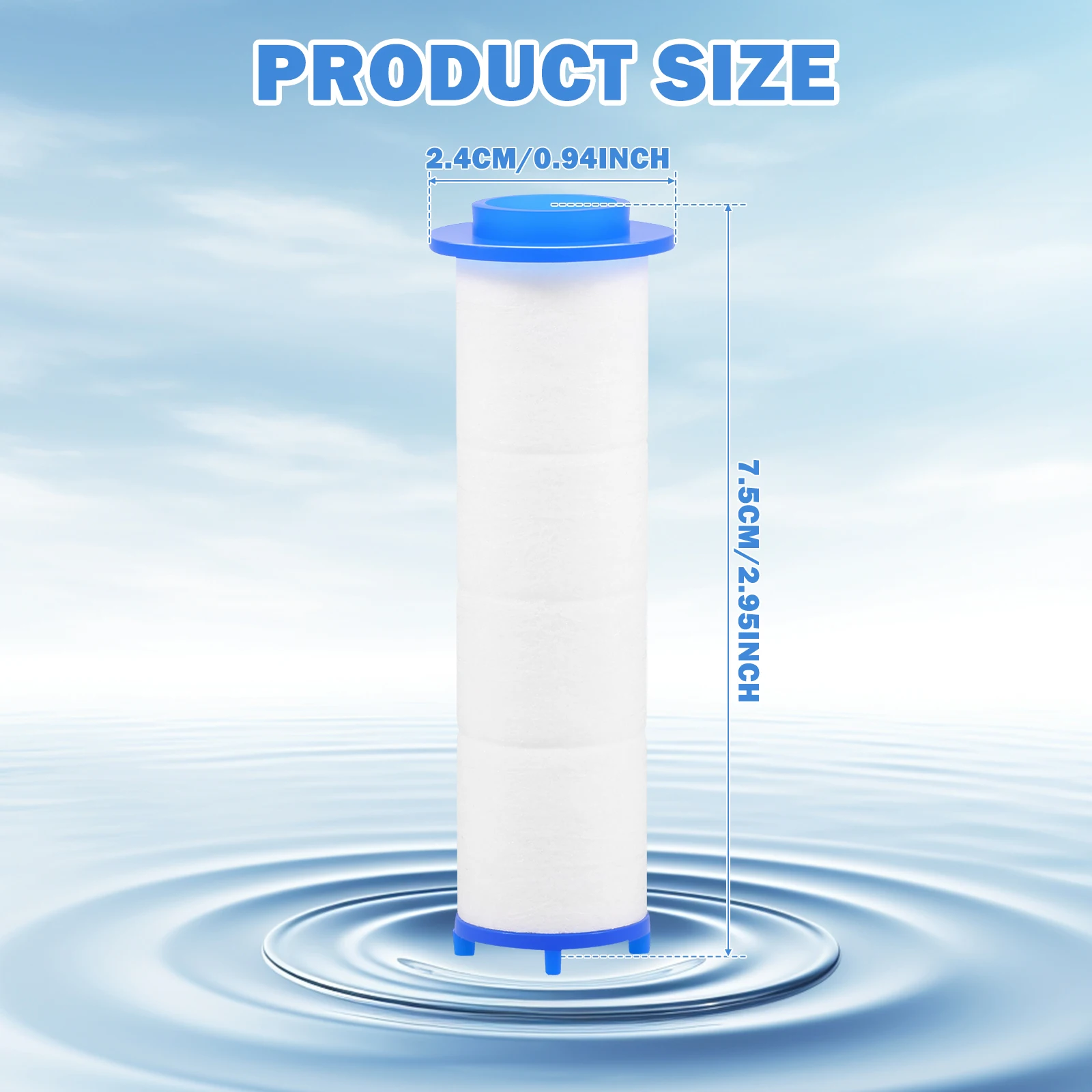 20Pcs Shower Head Filter PP Co - đánh giá và giá Water Filter Cartridge